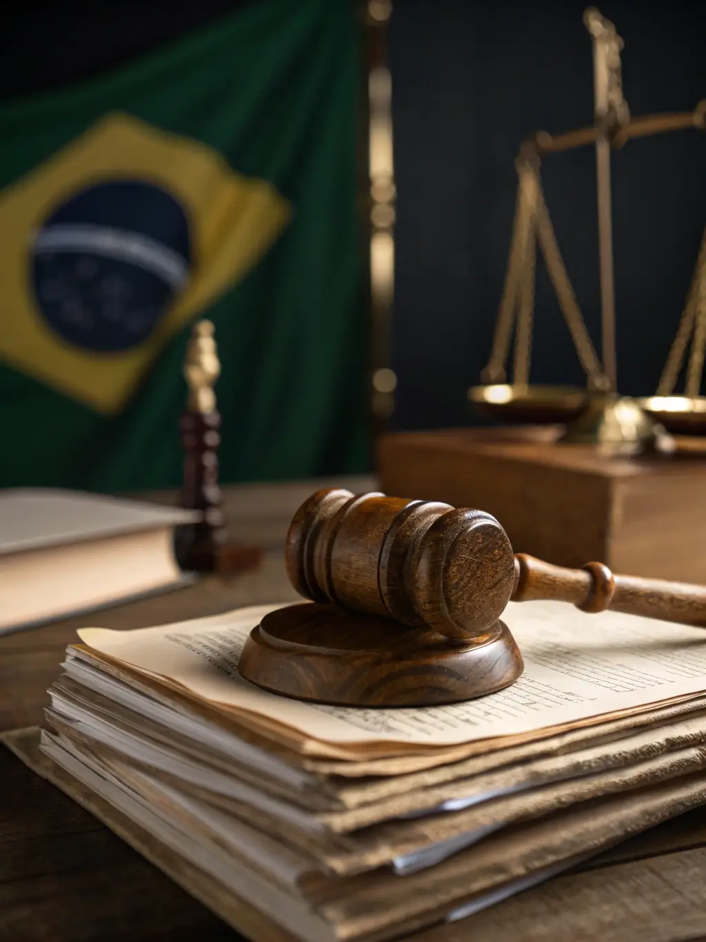 An image of a gavel and legal documents, representing the legal diligence required to reclaim assets.